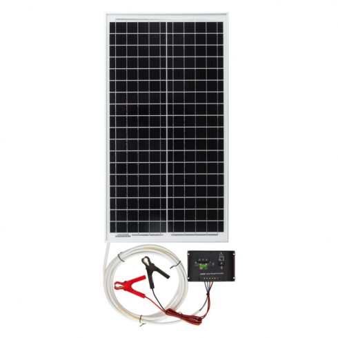 Napelemes rendszer, 30 W, töltésvezérlővel