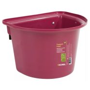 Etető/itató vödör akasztóval - rosé 