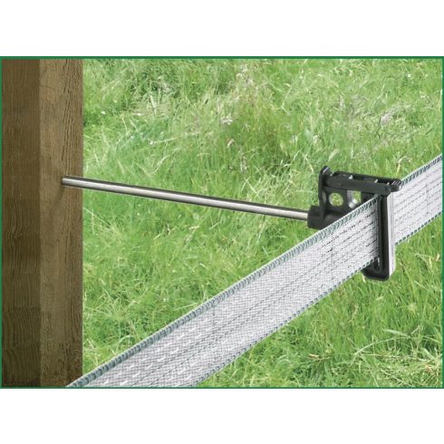 Maxi Tape pattanózáras távtartós facsavaros szigetelő - max. 20 mm széles villanypásztor szalaghoz, 10 db/cs 