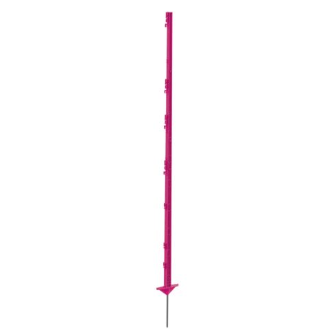 AKO Classic műanyag villanypásztor tartóoszlop - pink, 156 cm, dupla taposóval, 5 db/cs