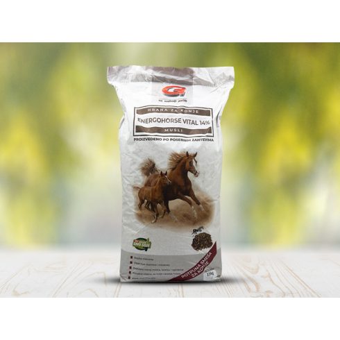 Energohorse Vital müzli 14% Zabmentes Müzli 