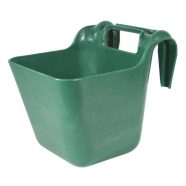   OK Plast akasztós etető - törésálló műanyag, 13,5 literes zöld